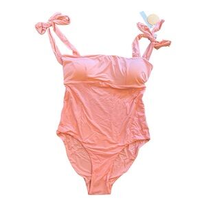 Citrine Swim India One-Piece Swimsuit in Salmon NWT